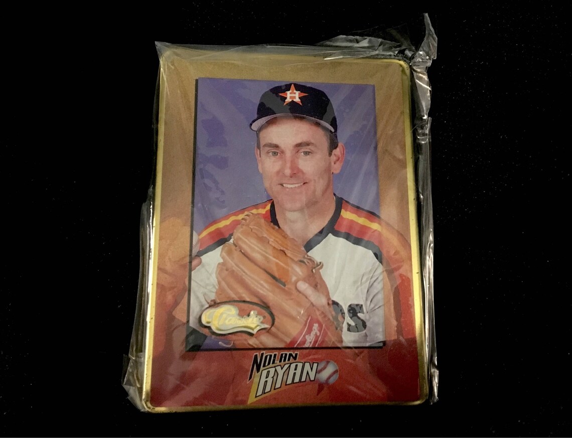 Cooperstown Collection Nolan Ryan Metal Baseball Cards 5 Etsy