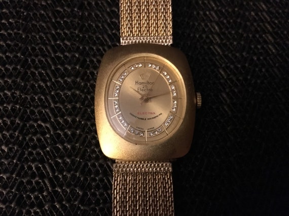 Vintage Hamilton Longine 21 Electra Watch Hamilton Khaki Navy