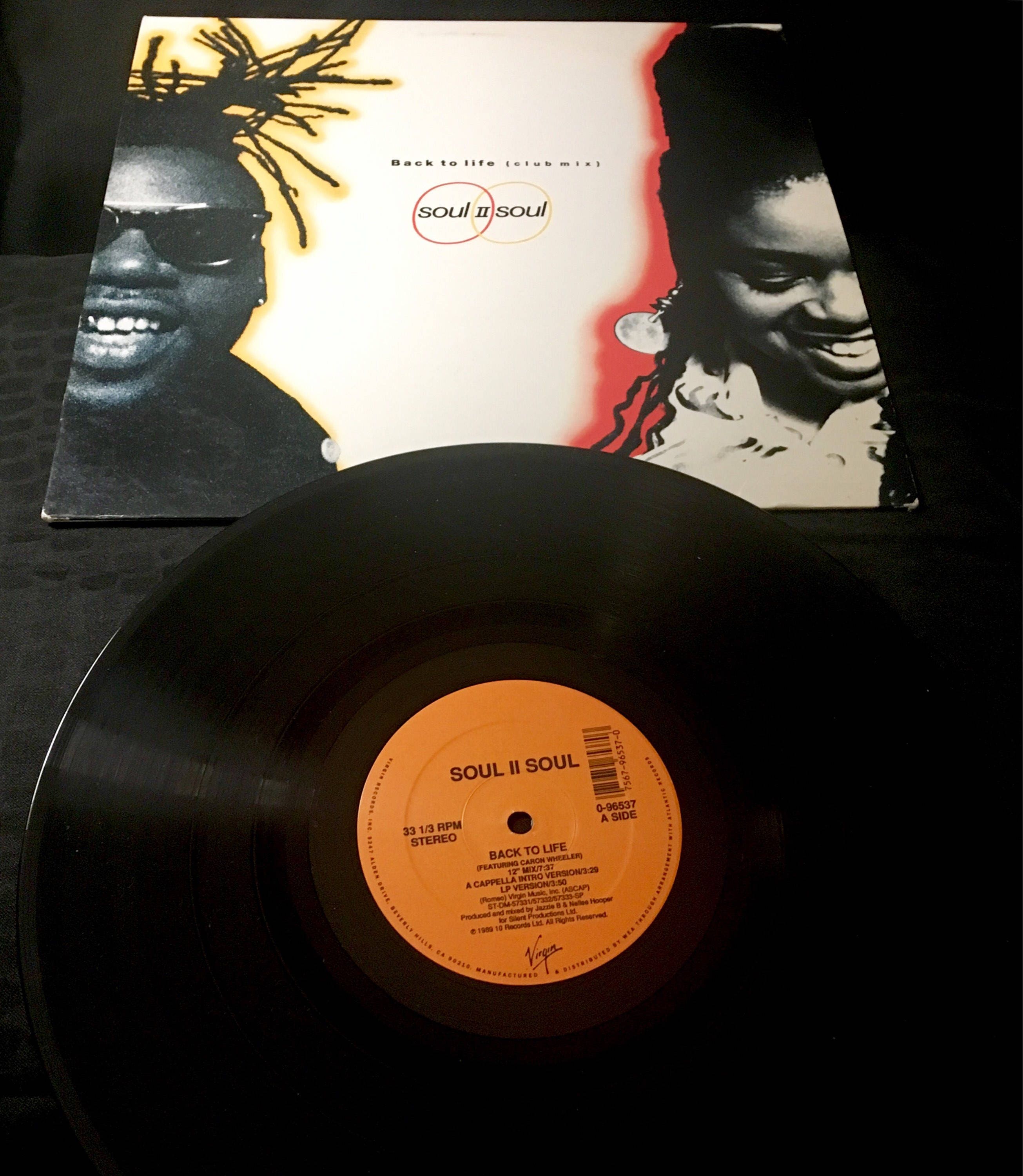 Soul Ii Soul Back To Life Vintage Vinyl: Soul II Soul-Back to Life | Etsy