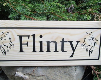 Wooden Name Plate Etsy