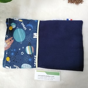 dry hot water bottle organic flaxseed, child gift, veronpiotcreation, artisanal manufacture, France, relaxation, well-being, relaxation