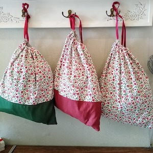 sac enfant en tissu liberty, fait en France, sac à doudou, à serviette, sac à chausson, sac à crèche, sac maternelle, sac veronpiotcréation