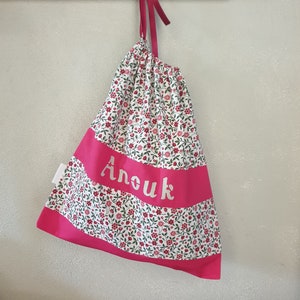 sac en tissu pour la maternelle, sac de valise, sac de rangement,  sac en tissu à  personnaliser, sac à doudou, emballage  cadeau  eco