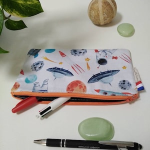 School kit, pencil case, school kit, back to school pencil case in fabric