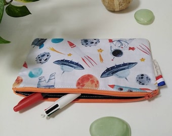 School kit, pencil case, school kit, pencil kit for the back to school in fabric