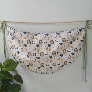 Hammock for cuddly toys, hammock for cuddly toys, hammock for toys, bedroom storage, children's gift, birth, children's bedroom decoration veronpiotcreation