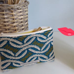 Pochette mini sac petit sac porte monnaie rangement or trousse maquillage veronpiotcréation