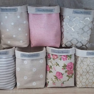 Empty pocket linen basket storage nursery storage baby gift storage cache pot decoration organization birth gift housewarming