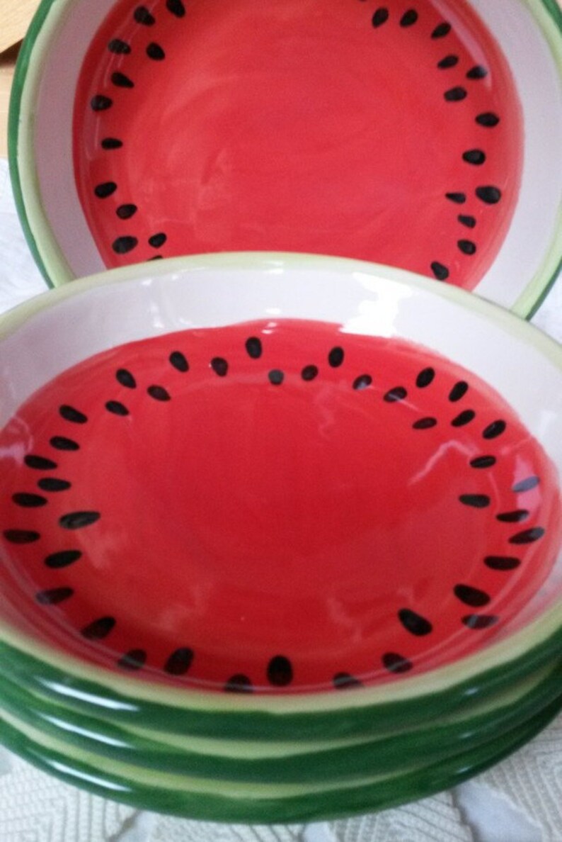Ausverkauf Wassermelone Schale Kiwi Schale große flache | Etsy