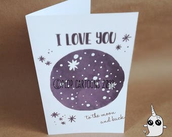 Keepsake Love You To The Moon Scrapbook Photo Album Valentines Gift Idea