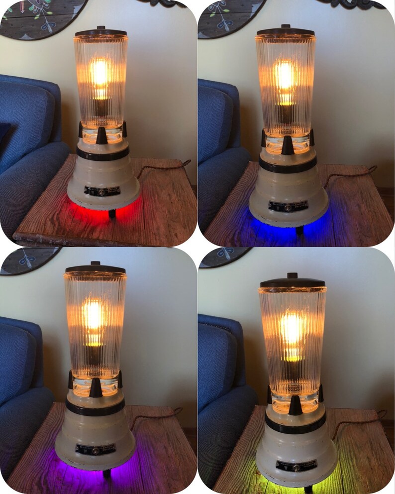 Steampunk Blender Lamp Etsy