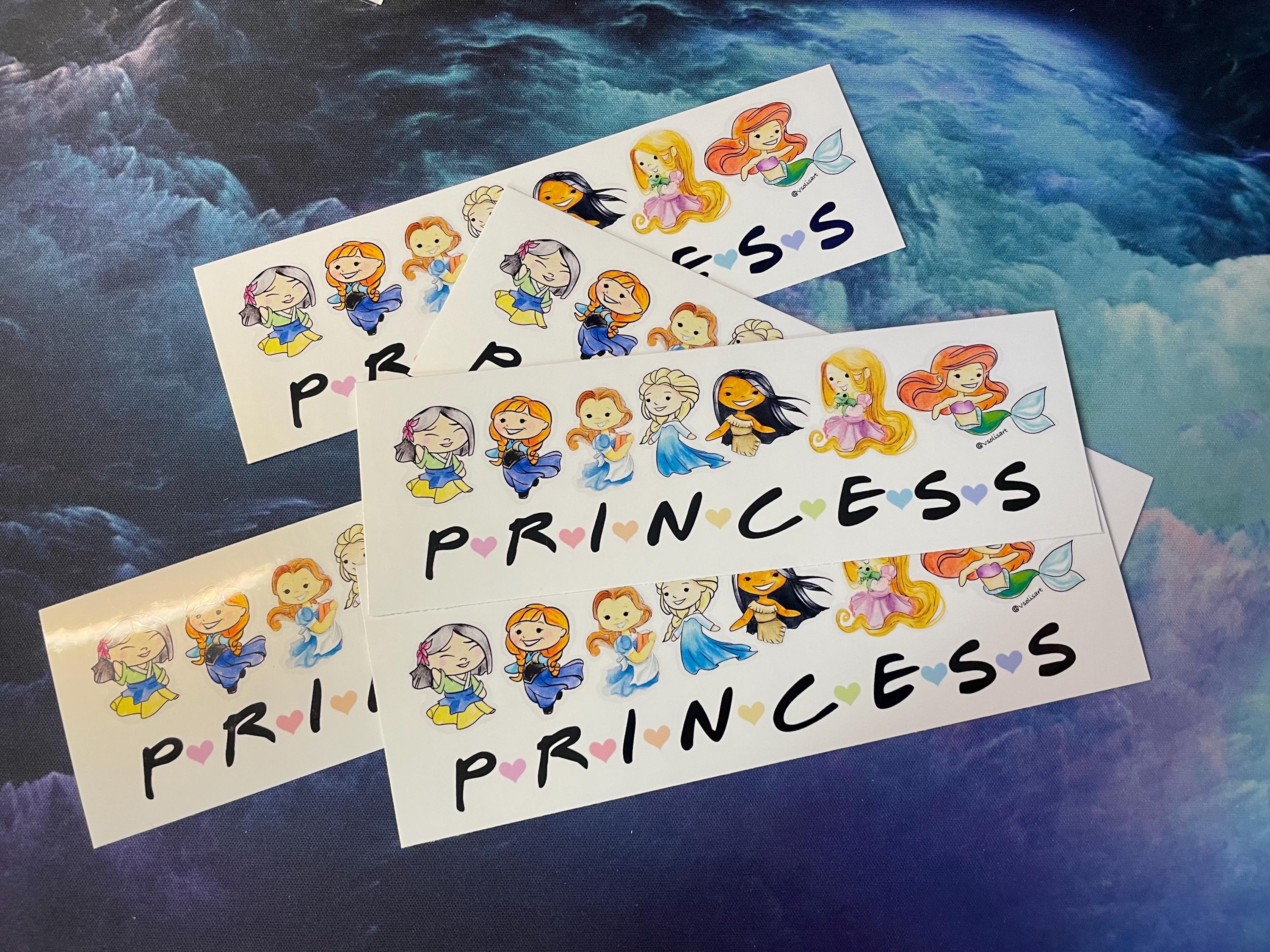Mini Princess friends theme, Princess Sticker