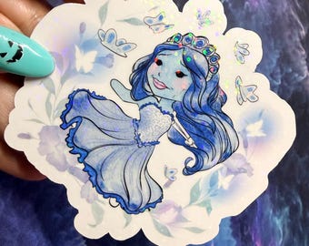 Mini Corpse Bride Viny Aufkleber, Tim Burton, Vinyl Aufkleber