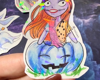 Sally, Lock, Schock und Barel Aufkleber, Jack Skellington, Ooogie, Tim Burton, Vinyl Aufkleber