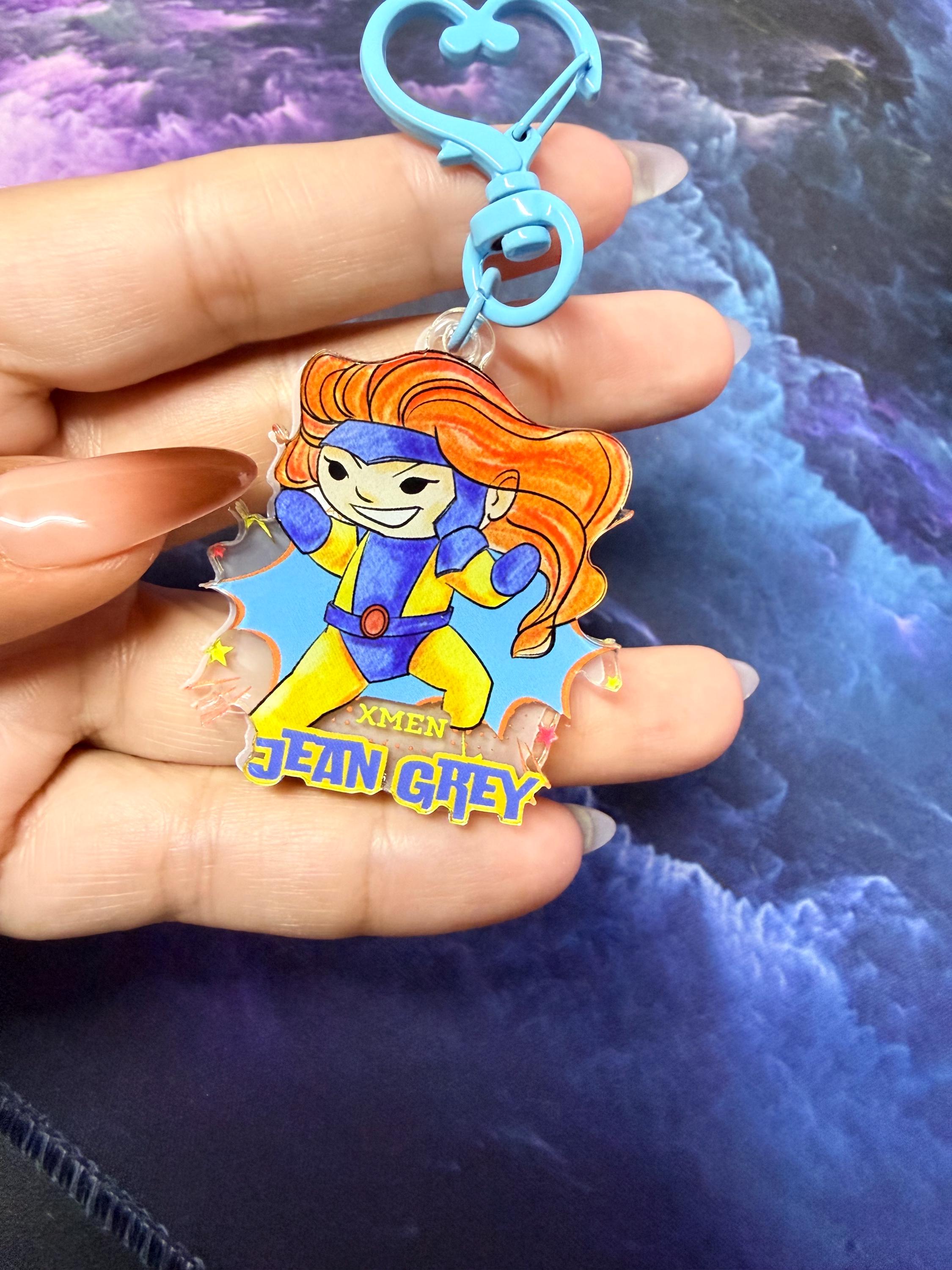 X Men Keychain Jean Grey - Etsy