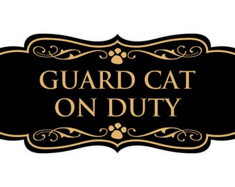 Guard Cat - Etsy