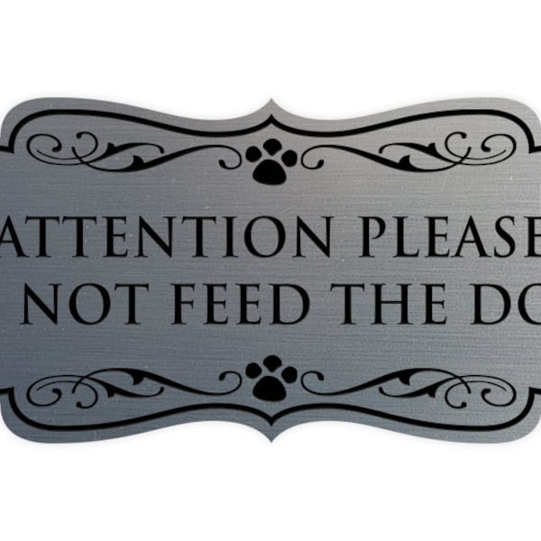 Please Do Not Feed Signs Etsy