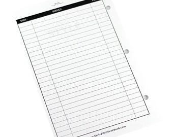 50 tarjetas de perfil de cliente SOLO NOTAS (paquete de expansión)