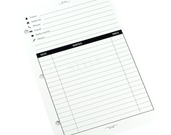 50 tarjetas de perfil de cliente