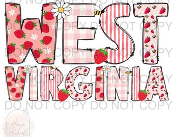 West Virginia Erdbeere png