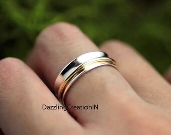 Details about / Solid 925 Sterling Silver Spinner Ring Handmade Woman Gift Ring All Size S124