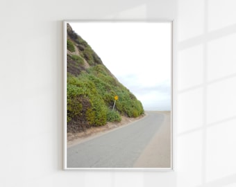 Road by the Sea - Coastal Digital Photo Download