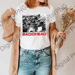 RADIOHEAD png, Rock and roll band music png, digital download, clipart, sublimation designs download, instant download