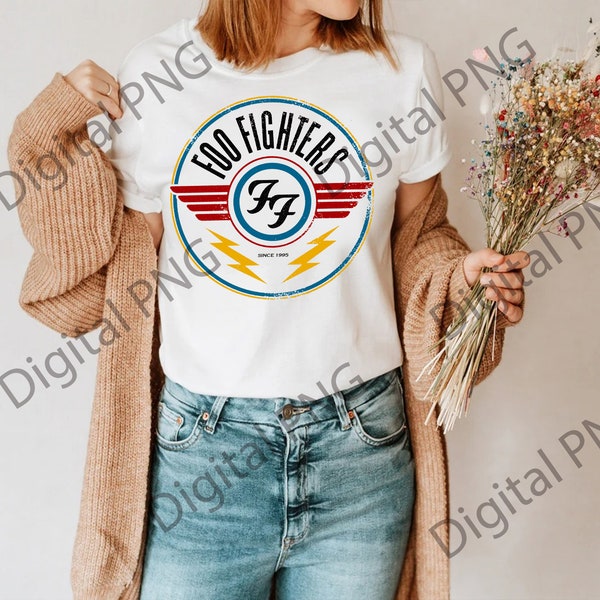 Foo Fighters Rock png, Rock and roll band music png, digital download, clipart, sublimation designs download, instant download