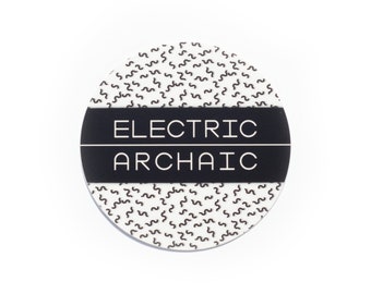 Sticker motif Memphis, nostalgie des années 80, nostalgie vaporwave, ambiance rétro et amour