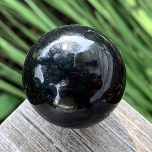 Shungite Sphere / Shungite Crystal / Crystal Sphere / Crystal Ball