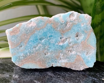 Blauw Aragoniet Kristal / Blauwe Aragoniet Steen / Blauwe Aragoniet Plaat