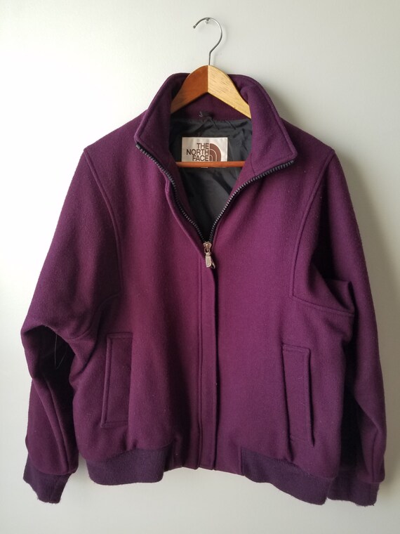 north face wool jacket