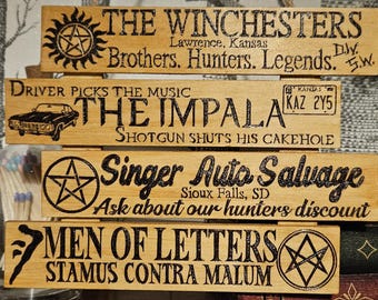 Supernatural inspired signs