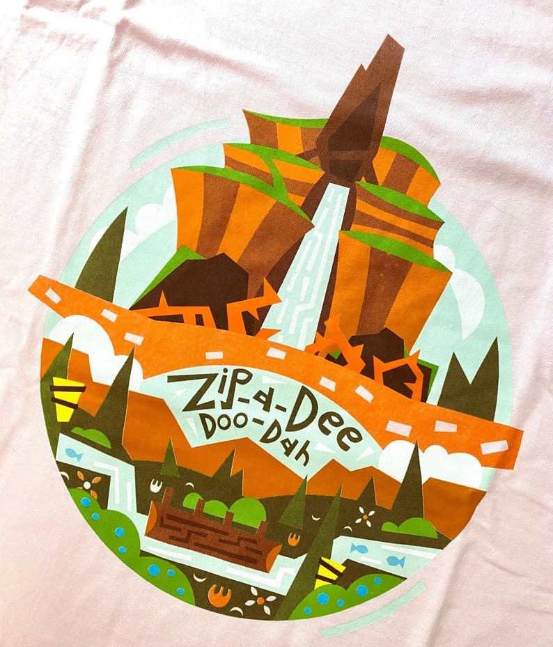 Splash Mountain Inspired Disney Ride Shirt Zip a Dee Doo Dah | Etsy
