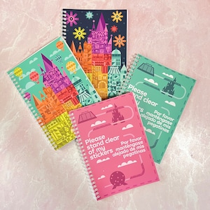 Disney thematisch wiederverwendbare Stickerbücher