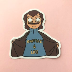 Bob's burgers Mr Frond cute vinyl small sticker design