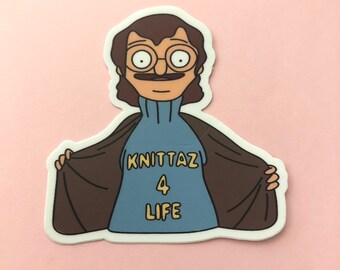 Adorable petit autocollant en vinyle Mr Fronde Bob&#39;s burgers