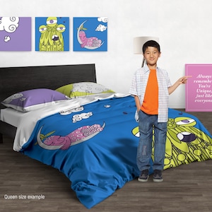 Kids Bed Comforters Etsy