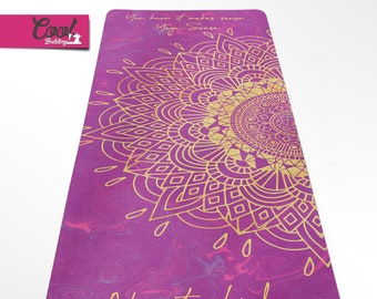 Sahasrara Mandala Yogamatte - Personalisierter Pilates Teppich - Individuell bedrucktes Fitness Pad, Y203