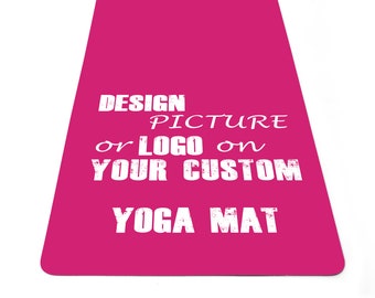 Personalized Yoga Mat: Non-Slip Alcantara, Natural Rubber, Custom Fitness Mat
