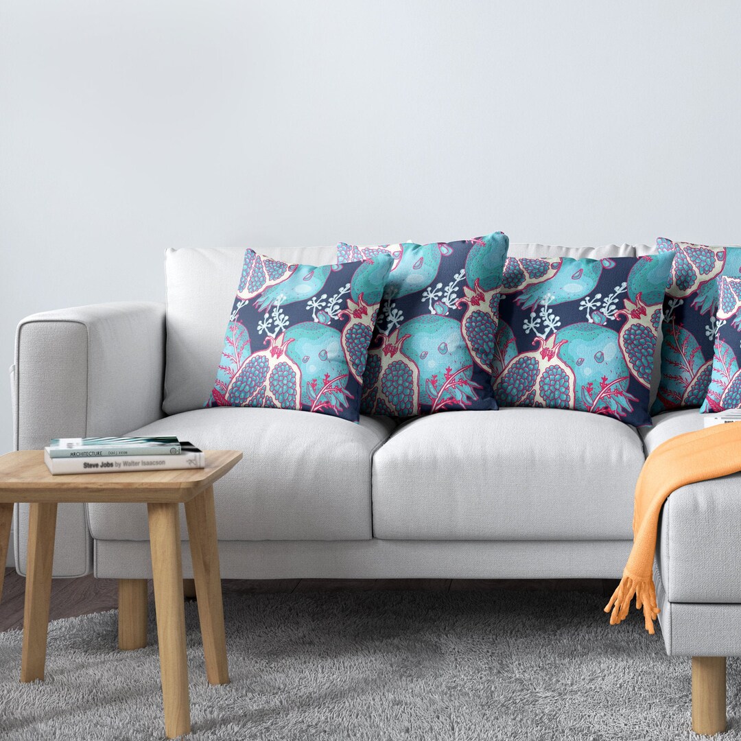 Pattern Pillow Covers, Deco Shams Pomegranate, Zippered Pillow Cases