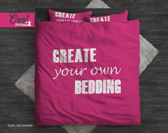 Custom Bedding, Custom Duvet Cover, Custom Comforter, Personalised Bedding Set, Personalized Duvet Cover Set, Create your own bedding 37