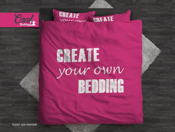 Custom Bedding Custom Duvet Cover Custom Comforter Etsy