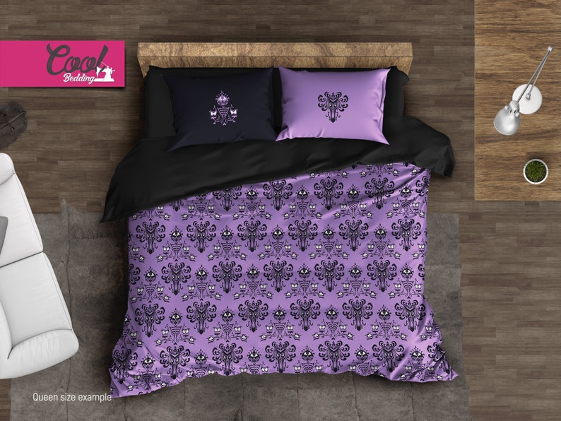 Bedding Set Victorian Pattern, Vintage Comforter, Duvet Cover Set Retro Design, 205 image 1