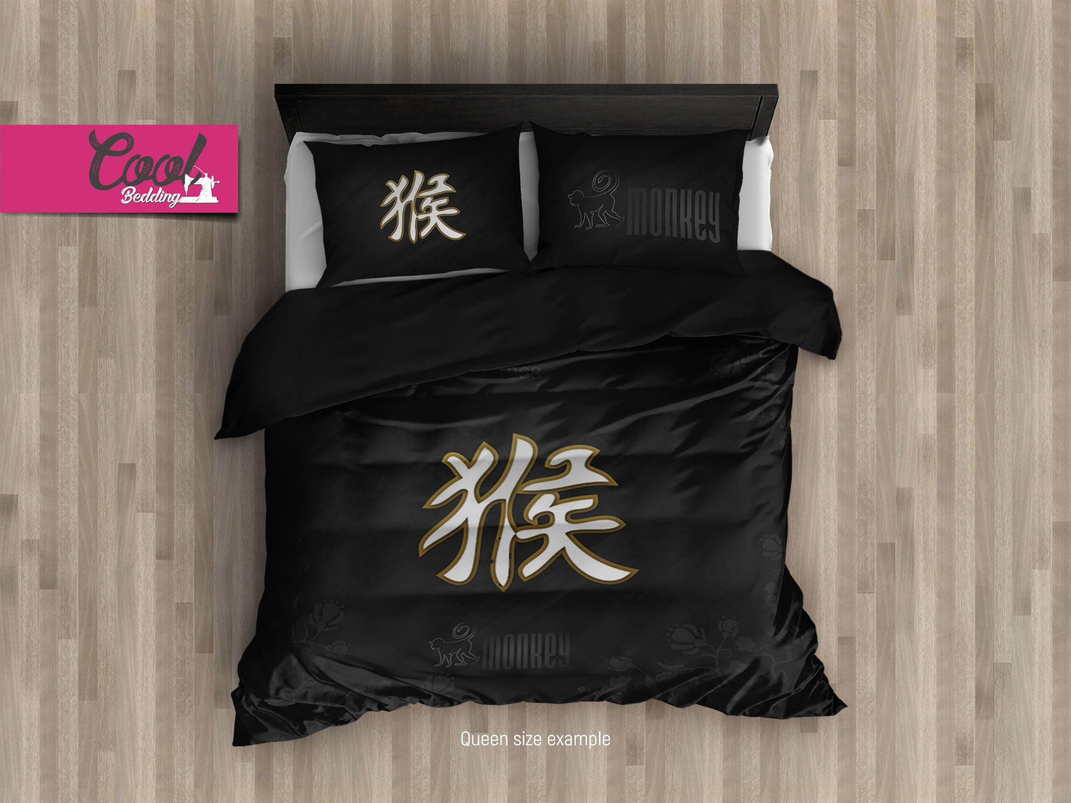 Chinese Zodiac Bedding Asian Hieroglyphs Duvet Cover Set Bohemian Bedroom Decor 26