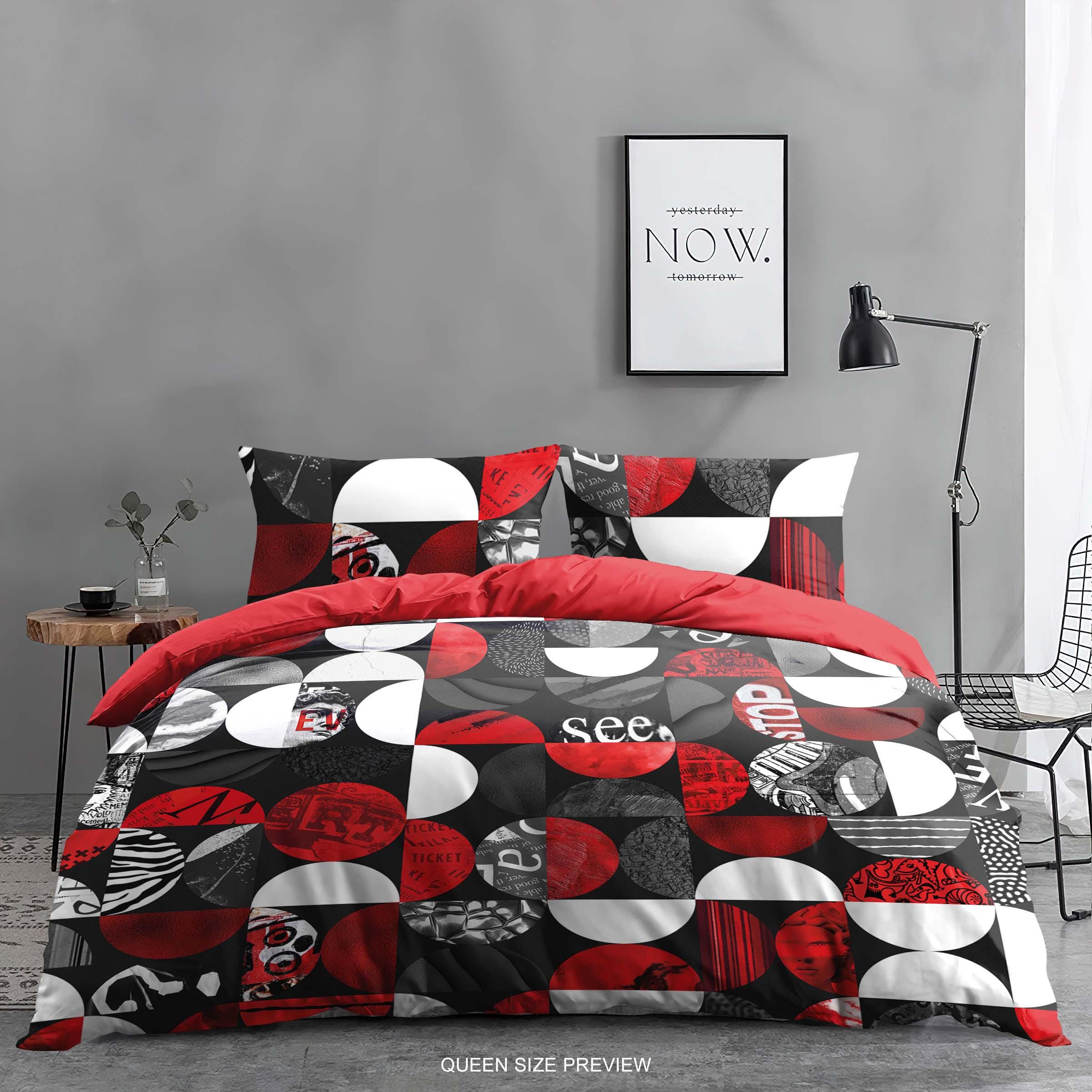 Black and Red Bedding - Etsy, image size:2400x2400