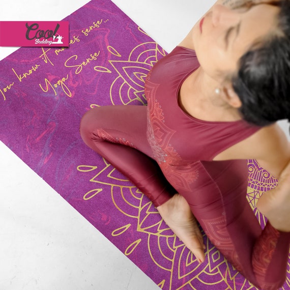 Sahasrara Mandala Yoga Mat Personalised Pilates Mat Custom Printed Fitness Pad Y203 Etsy Canada