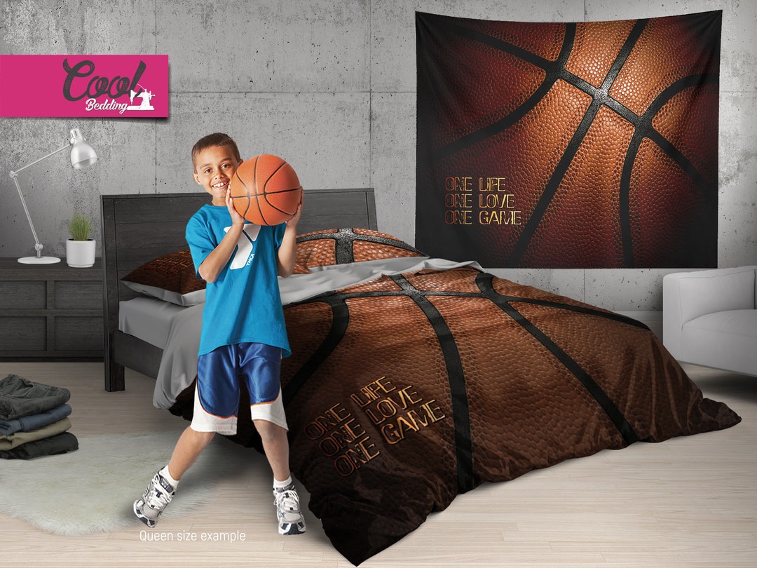 NBA Style Basketball Bedding Personalized Basketball Duvet