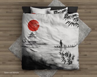 Asian Bedding Asian Bedding, Asian King Bedspread