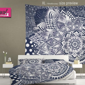 Mandala Tapestry, Mandala Wall Hanging, XS Size, Wall Decor ON SALE